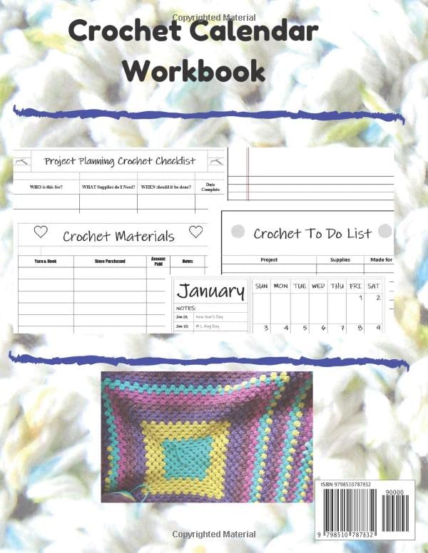 Crochet Calendar 2023 Amazon - 2022-2023 Crochet Planner 24 Month Calendar Crochet Workbook Track  And Organize Your Crochet Projects: Organize Your Crochet Projects For  Gifts, Track ... Dates And Supplies For Twenty-Four Months: Crafts,  Craftdrawer: 9798510787832: Books