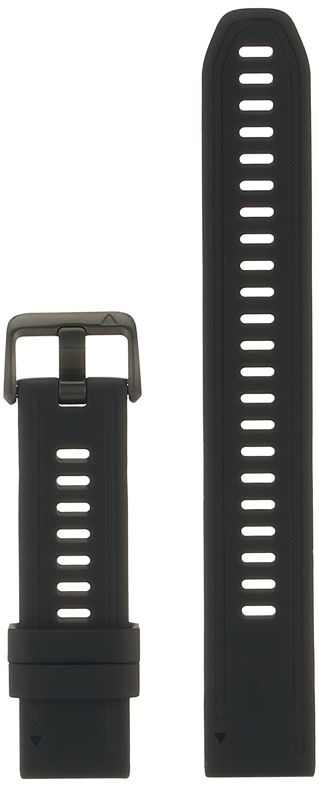 Garmin QuickFit 20 Watch Bands - Black Silicone (Large)