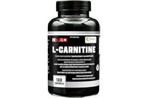 Vegan friendly Carnitine capsules, 667mg, 180 count to boost muscle recovery, repair tissue, performance, and delay fatigue d