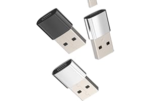 USB C Female to USB Male Charger Adapter(3 Pack) for iPhone 16 15 pro Max Car Type C Fast Charging Cable Converter for Apple 