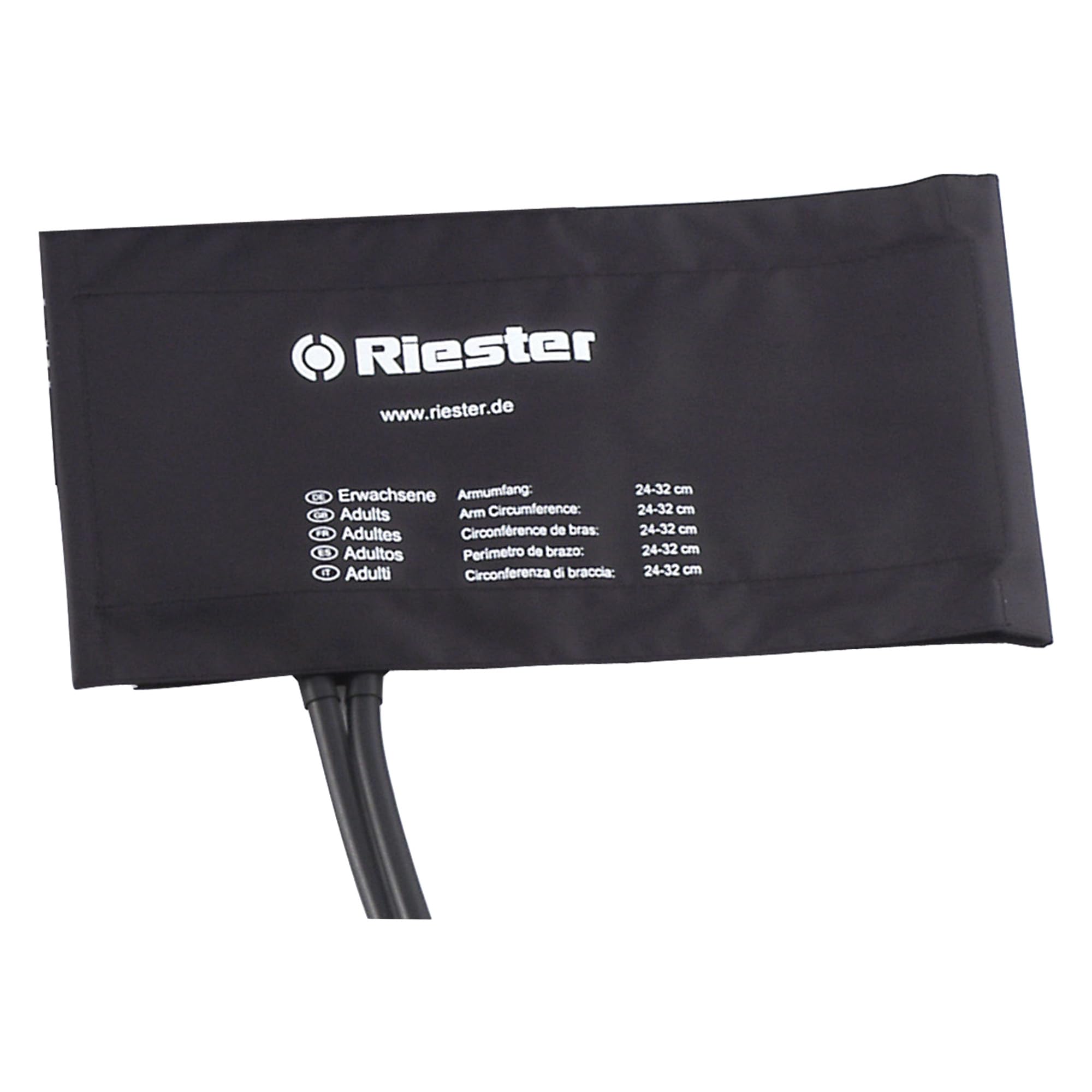 Riester 49822 Cuff, 2 Tubes, Adult, 54.5 cm Width, 14.5 cm Length