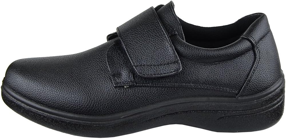 mens dress shoes with velcro straps