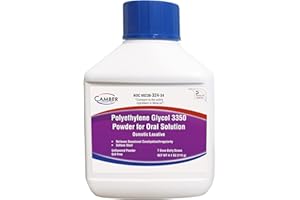CAMBER PHARMACEUTICALS, INC Camber Polyethylene Glycol 3350 Powder for Solution, Osmotic Laxative, Relieves Occasional Constipation, Unflavored 119 gr.