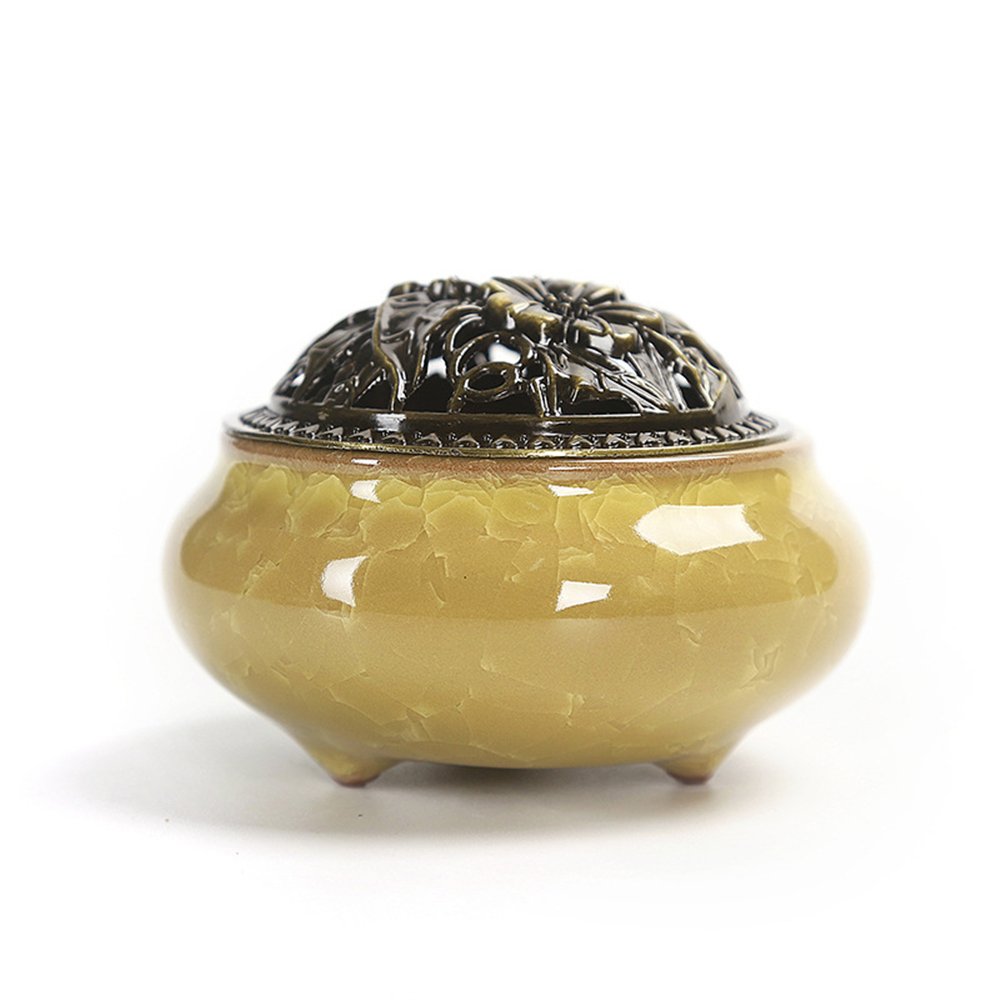 Holzsammlung Ceramic Incense Burner, Incense Stick Holder for Home Office Decoration