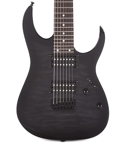 Amazon.com: Ibanez Iron Label RGIXL7 - Black Flat : Musical