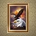 Bettal 5D Diamond Embroidery Eagle Painting Cross Stitch DIY Art Craft Home Decoration