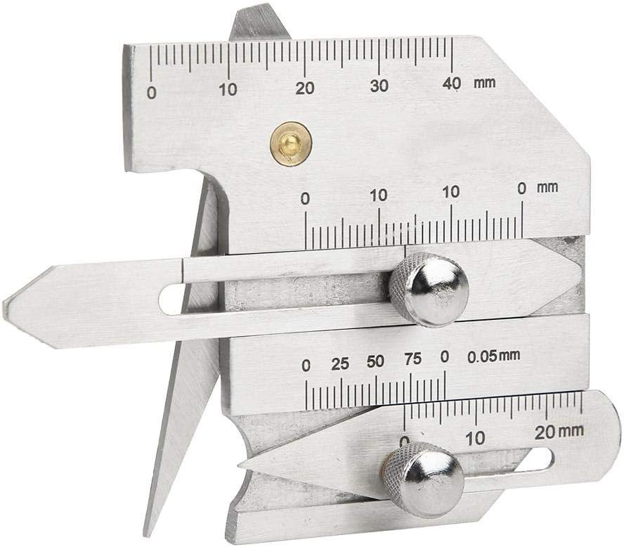 HJC40 Welding Pit Seam Gauge Stainless Steel Inspection Ruler Weld Seam