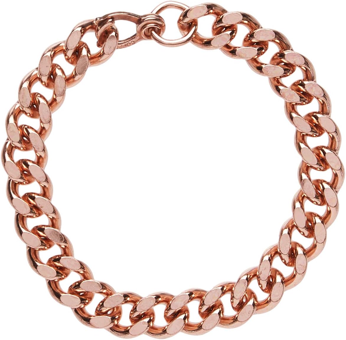 Apex Copper Bracelet Wide Link Size 9", Burnished Copper, Folk Remedy Used for Easing Joint Pain & Stiffness Due to Rheumatism and Arthritis, One Size Fits All: Health & Personal Care
