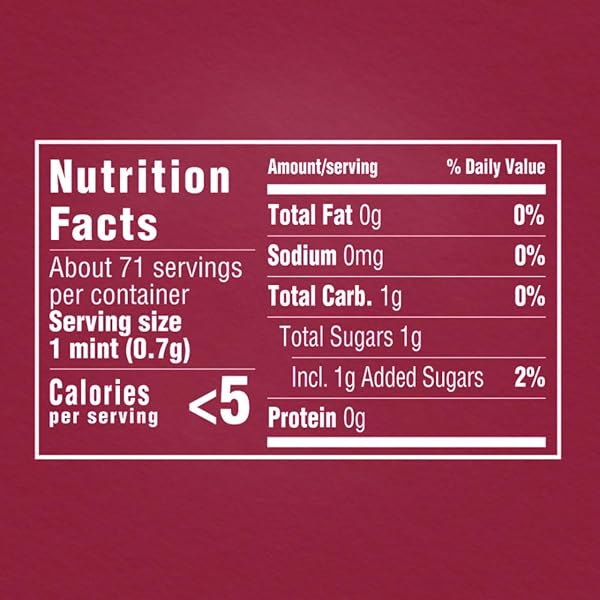 ALTOIDS CINNAMON MINTS SINGLE PACK, 1.76 OUNCE