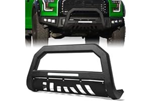 Stehlen 642167817734 Compatible With 2004-2015 Titan/Armada Advance Series Aluminum LED Bull Bar - Textured Black