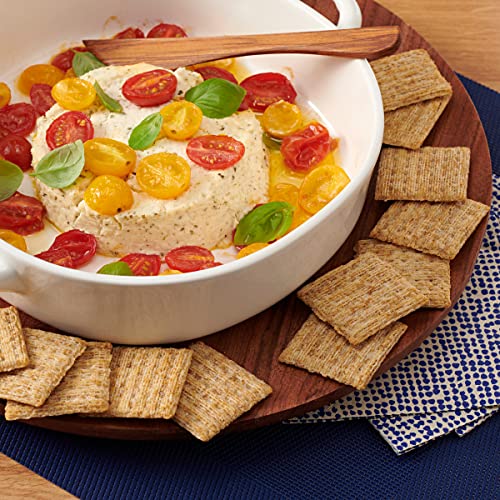 TRISCUIT ORIGINAL WHOLE GRAIN WHEAT CRACKERS, VEGAN CRACKERS, HEALTHY SNACKS, LUNCH SNACKS, 8.5 OZ