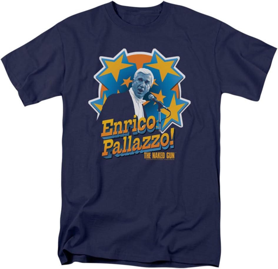 Naked Gun - Mens Its Enrico Pallazzo T-Shirt In Navy