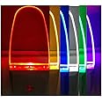 GREENIC 2 Pack Multicolor Night Lights, 7 Color Cycle, Plug in, Auto on Off, 0.5w LED Nightlight