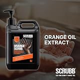 SCRUBB Orange Heavy Duty Beaded Hand Cleaner 5L Pump Top view 4