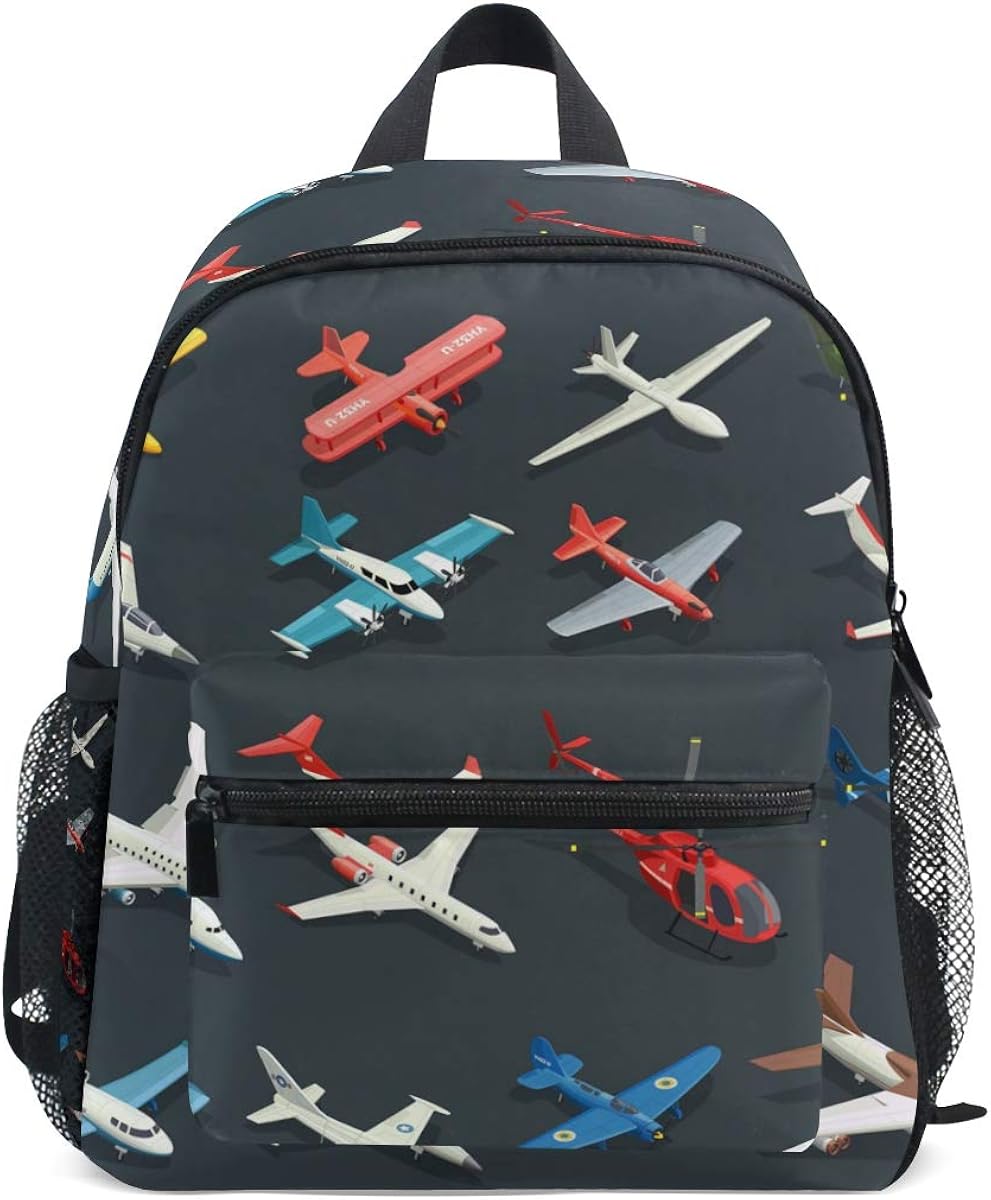 Airplanes Helicopters Model Toddler Backpack Fashion Preschool Backpack