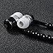 Fashionable Jewelry Pearl Necklace Earphones with Mic Beads 3.5mm In-ear Wired Headphone Connect to SmartPhone, iPhone, iPad,Samsung, BlackBerry