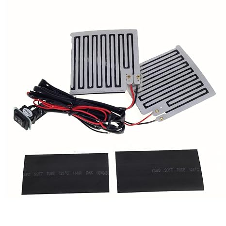 CARCHET® 12V Motorrad Heizgriffe Griffheizung Pad Pads Lenker 45-65? 3 Stufen Warm Bequem