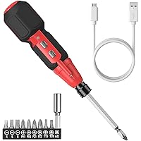 AMIR Cordless Power Screwdriver, Rechargeable Electric Screwdriver Sets, Portable Automatic Home Repair Tool Kit, Motorized S