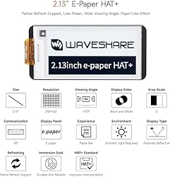 2.13inch E-Paper E-Ink Screen Display for Raspberry