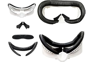 CBDYWVR VR Facial Interface & Removable Nose Guard for Oculus Quest 3, VR Accessories, Removable Face Cover Pad Sweat-Proof PU Foam Cushion Compatible with Meta Quest 3 Original Spacer