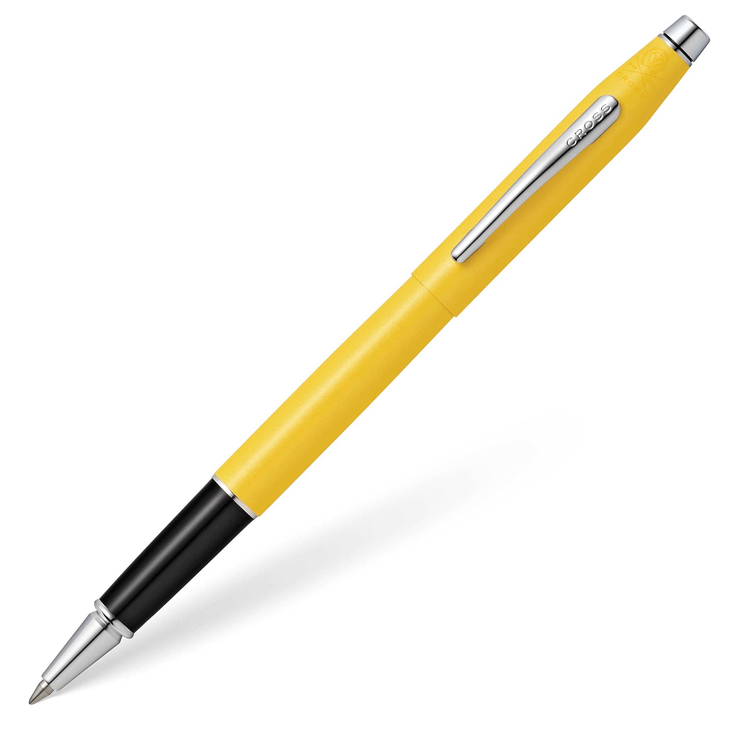 CROSS Classic Century Sunrise Yellow Pearlescent Lacquer Rollerball Pen with Polished Chrome Appointments