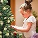 Foneso Solar String Lights 20led Ball Lights for Home, Patio, Graden, Holidays, Party, Christmas Trees, Indoor and Outdoor Decorations - Warm White