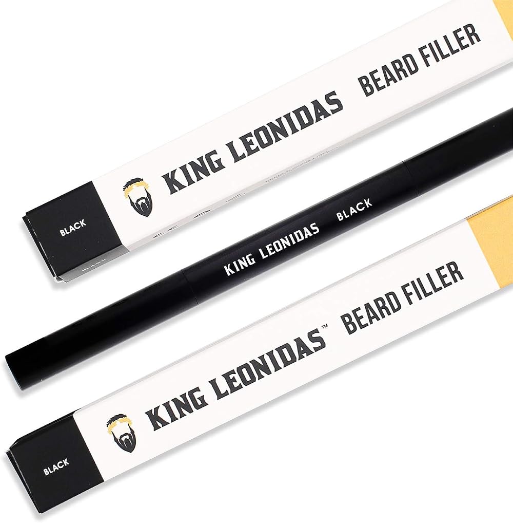 King Leonidas Beard Pencil Filler Black Water-Resistant Liner Pen Men