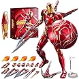 KaniHobby ZD Toys Marvel Studios 10th-Aniversary Series Avengers: Infinity War Iron Man MK50 Mark L 7 Inches Action Figure(Iron Man MK50 (Deluxe Edition))