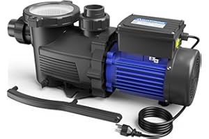 AQUASTRONG In/Above Ground Pool Pump, High Flow (Dual Speed, 2HP, 5186 GPH, 115V)