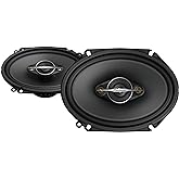 PIONEER A-Series Standard TS-A6881F 6" x 8" 4-Way Coaxial Speakers 350W Max | Great Stock Replacement, Balanced Sound + Smooth Treble, Enhanced Bass