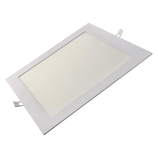 Lexton Lex-18W-S-1Y-A 18-Watt LED Panel Light (White, Square)