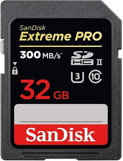 SanDisk Extreme PRO 32GB SDHC UHS-II V90 U3 260MB/s 300MB/s