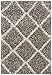 SAFAVIEH Hudson Shag Collection Accent Rug - 2' x 3', Grey & Ivory, Modern Trellis Design, Non-Shedding & Easy Care, 2-inch Thick Ideal for High Traffic Areas in Foyer, Living Room, Bedroom (SGH281B)