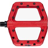 Race Face Large Chester Pedals Red, One Size | 9/16'', Red, Pair