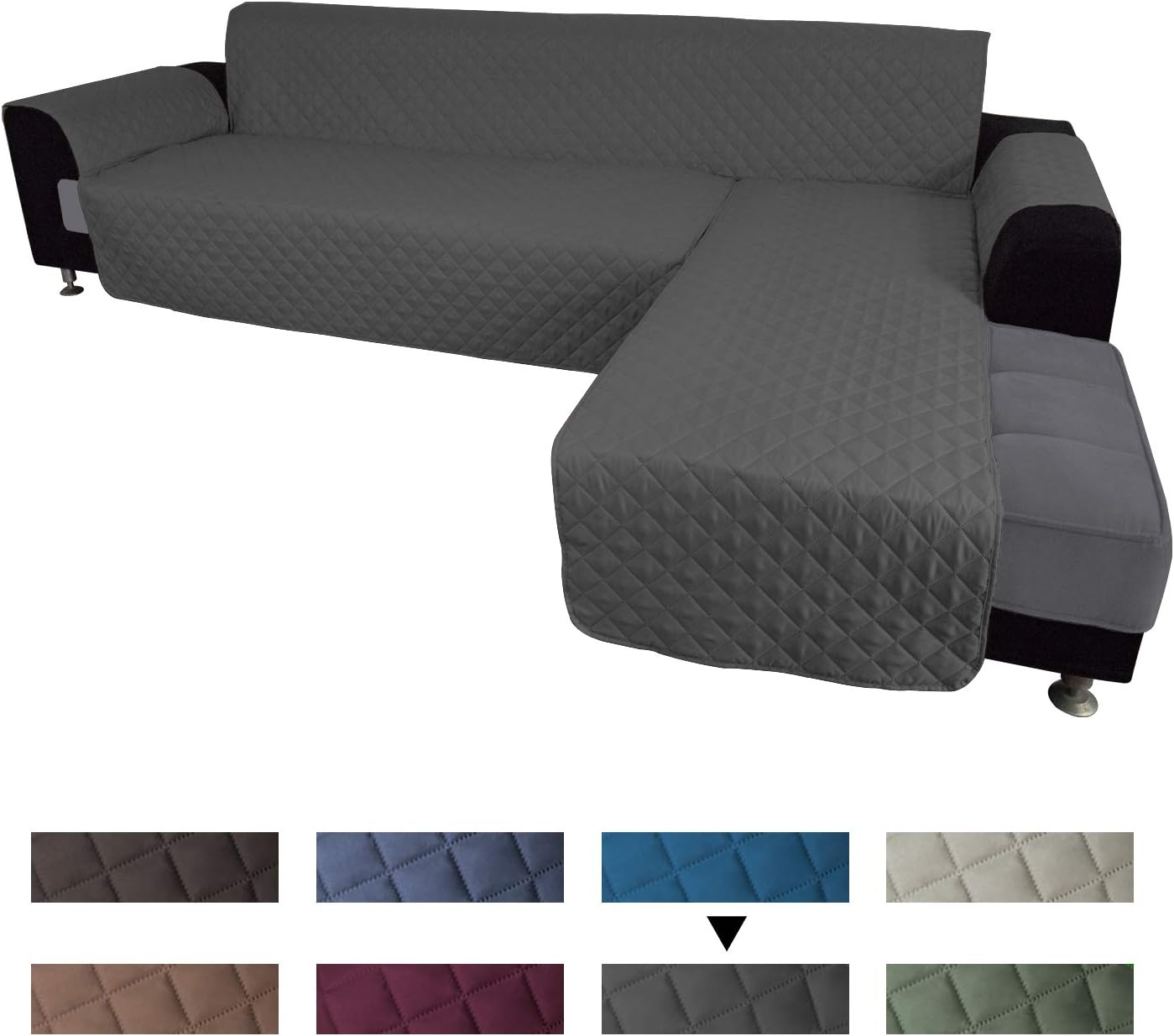 Amazon Com Easy Going Sofa Slipcover L Shape Sofa Cover Sectional