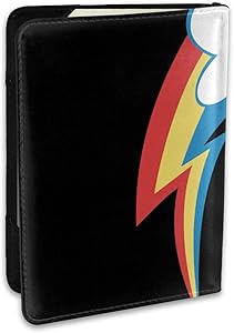 Rainbow Dash Cutie Mark Fashion Leather Passport Holder Cover Case Travel Wallet 6.5 In