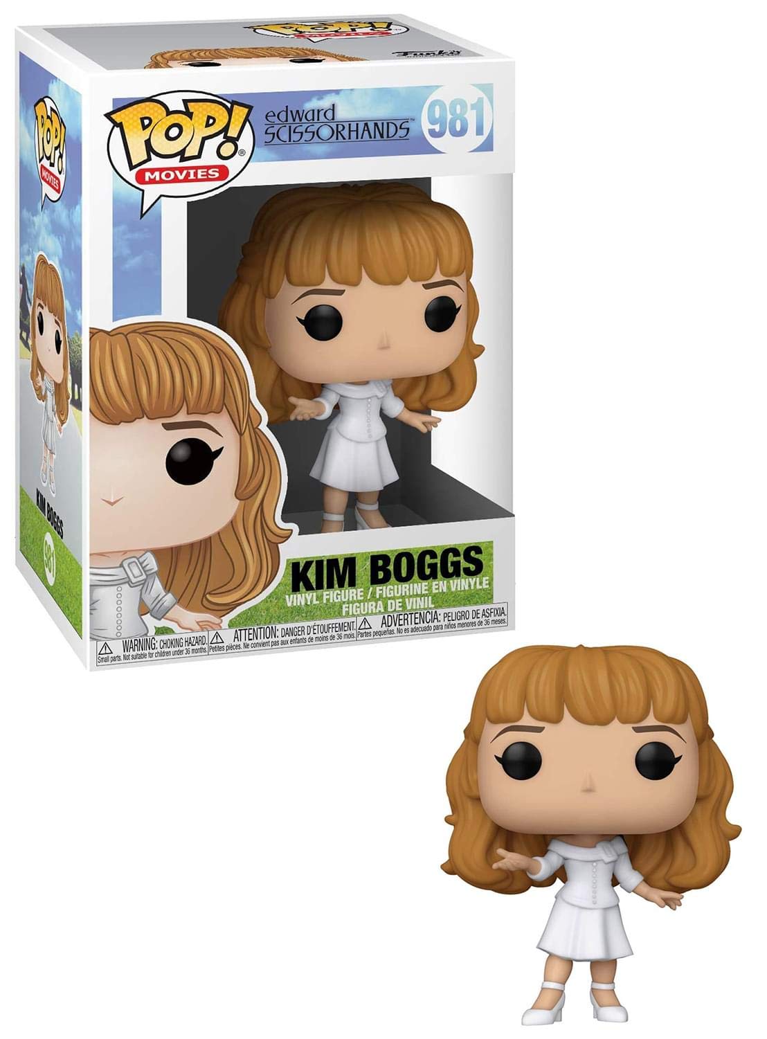 Funko POP! Movies: Edward Scissorhands-Kim Boggs In White Dress - Collectable Vinyl Figure - Gift Idea - Official Merchandise - Toys for Kids & Adults - Movies Fans - Model Figure for Collectors