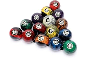 CUPPA Professional Pool Balls/Billiard Balls Set, Complete 16 Balls for Pool Tables
