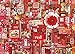 Cobble Hill Red 1000 Piece Shelley Davies Color Puzzle