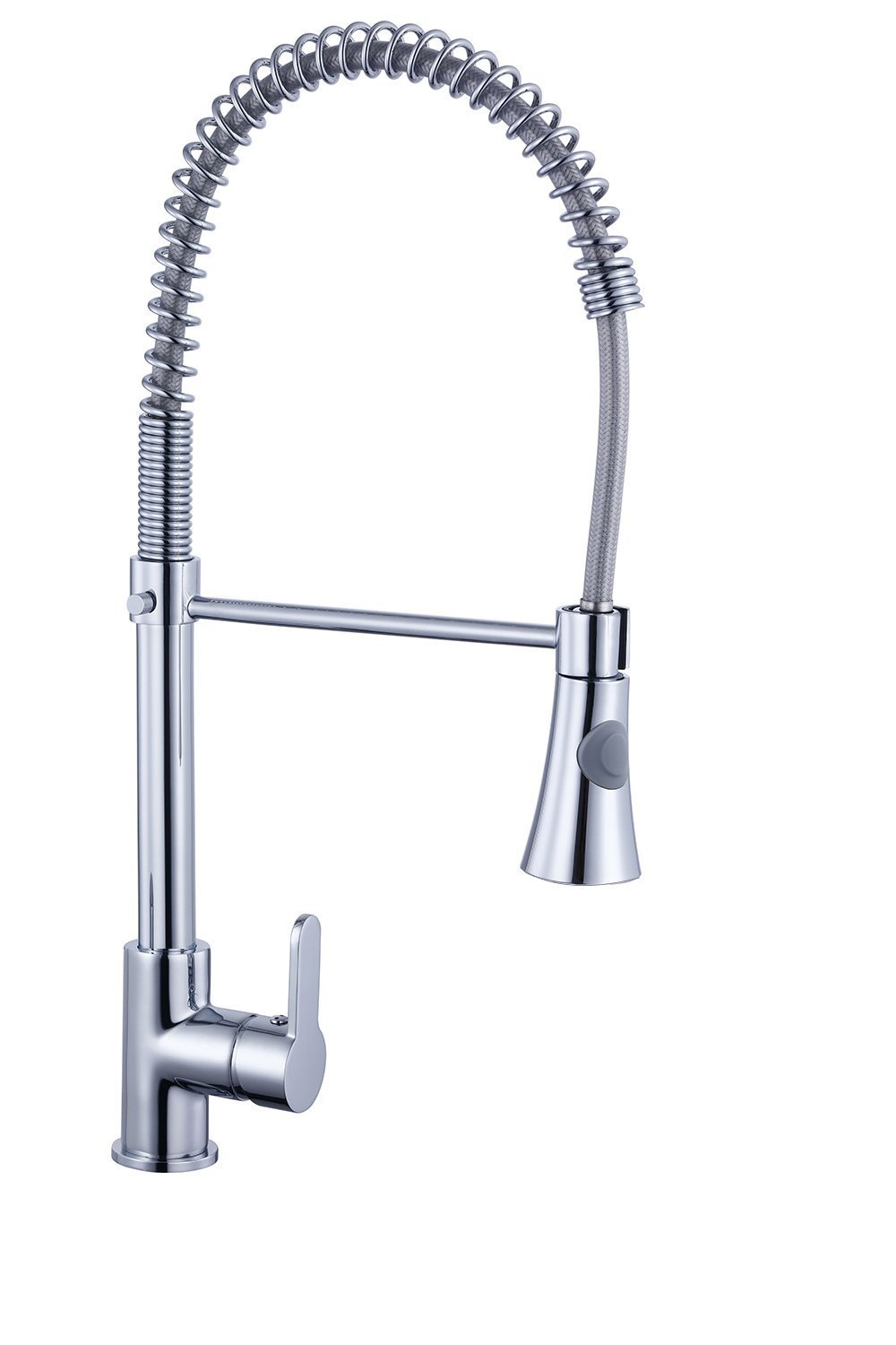 EISL Leon NI183ESCR-PR-A Spiral Spring Kitchen Tap with Extendable Dish Rinser Tap Kitchen with Spring Shower 360° Swivel Sink Mixer Tap