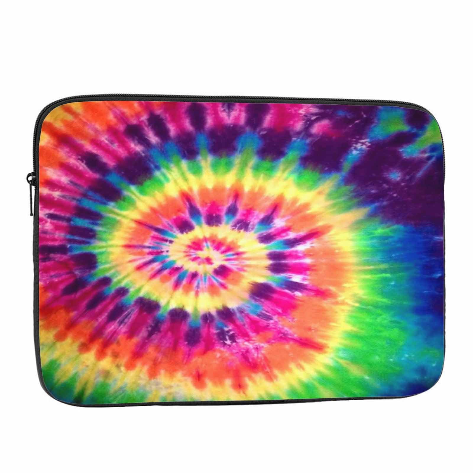 Photo 1 of Nicokee Laptop Sleeve Bag 15.4 15.6 Inch,Tie Dye Abstract Art Colorful Protective Polyester Computer Cases Laptop Cover Briefcase Bag Tablet Travel Cover