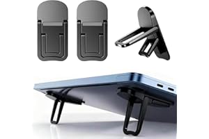 Mini Laptop Stand,Portable Foldable & Lightweight Ergonomic Riser with Ventilated Cooling,Fits 10-17.3 Inch Notebooks and Key
