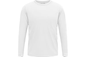 WVQ Youth Neon Shirts Dry Fit Long Sleeve Athletic T-Shirts Boys Girls UPF 50+ Quick Dry Neon Shirt for Kids 2T to Youth