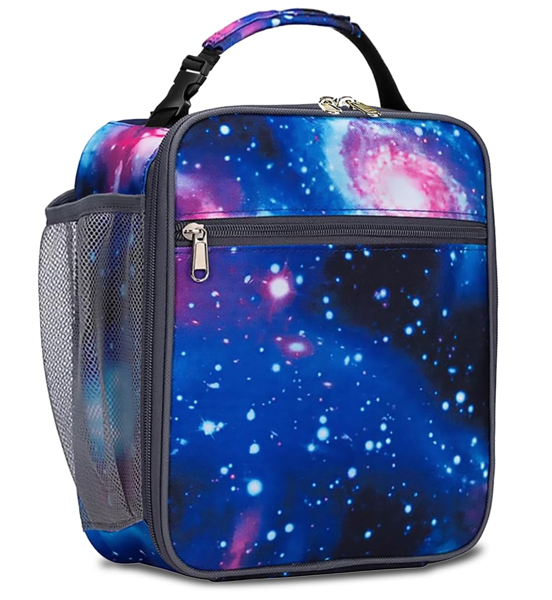 BTYHAOS Lunch Bag Tote Bag for Women Wide Open Insulated Cooler Bag Water-Resistant Thermal Leak-Proof Lunch Organizer for Men Girls Children Outdoor Picnic Work (Black C)