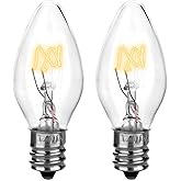Belleone 22002263 Light Bulb Fits for Whirlpool Dryer - Dryer Drum Light Replace for Ken-More Maytag Clothes Dryer, 120V 15W E12 Base, Replace the Part# WP22002263 3406124 4344740 PS11739347, 2 Pack