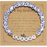 Kivosliviz Granny Gifts Bracelet for Women from Granddaughter Birthday Jewelry Worlds Best Granny Bracelet
