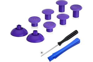eXtremeRate ThumbsGear Interchangeable Ergonomic Thumbstick for PS5 Controller, for PS4 All Model Controller - 3 Height Domed