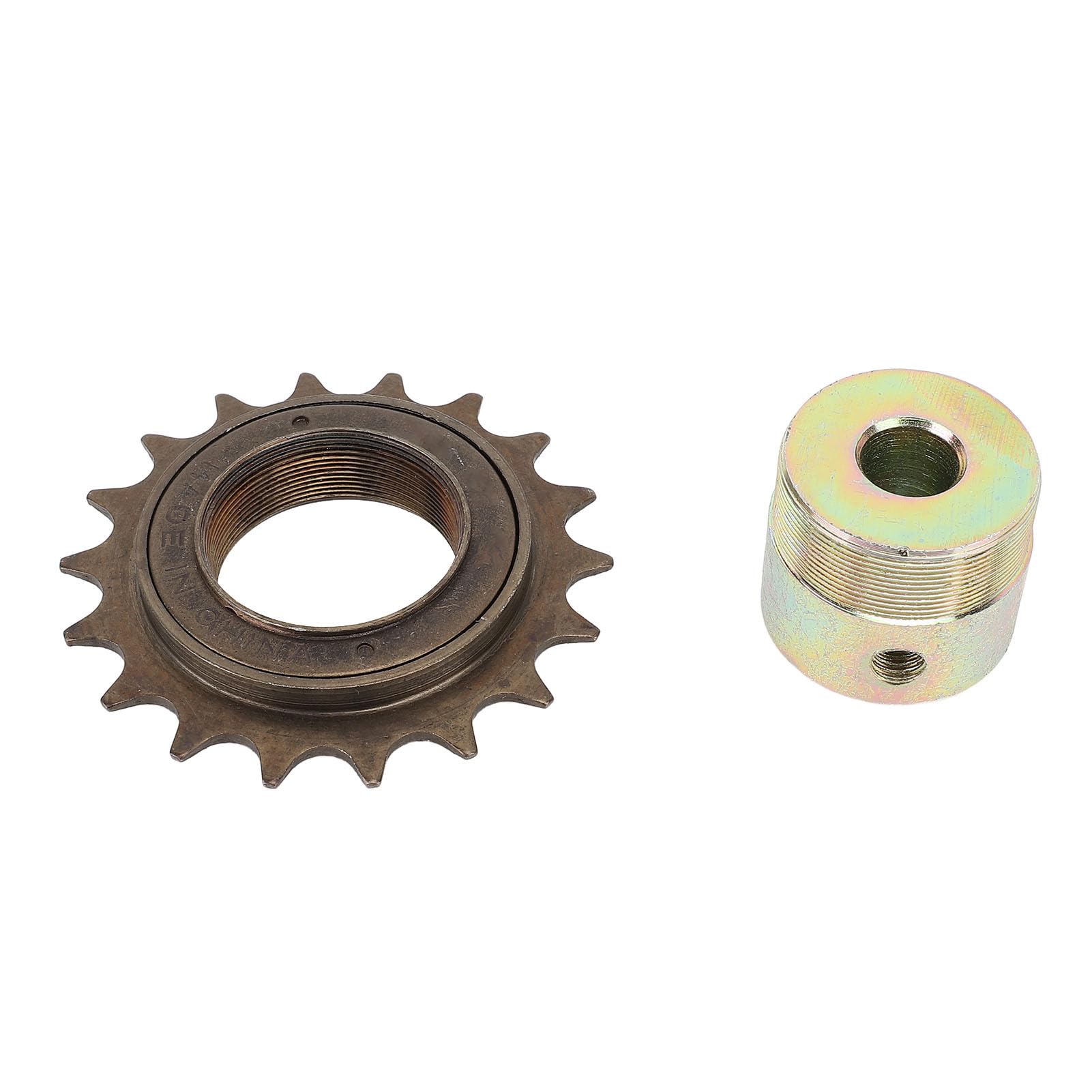 VGEBY Single Speed Bike Freewheel 18T Threaded Bicycle Freewheel with 13mm Connector Cycling Replacement Accessory