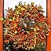VGIA 22 inch Artificial Fall Wreath Door Wreath Autumn Wreath Berry Wreath Fall Decorations