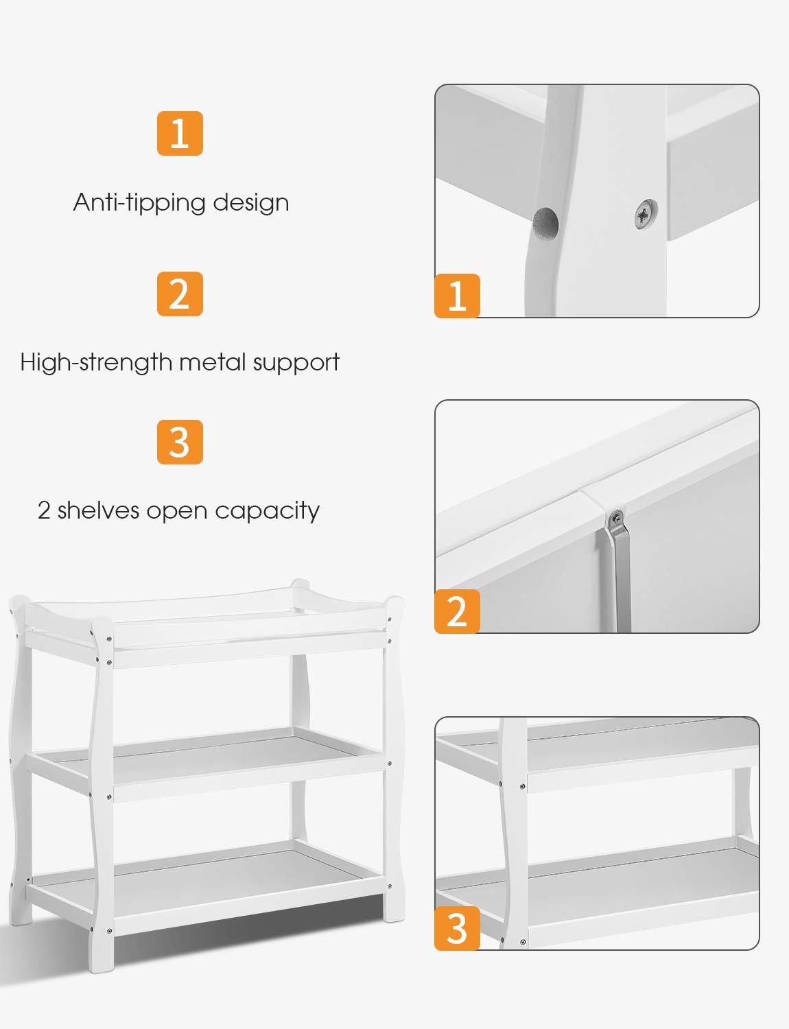baby dressing table pads